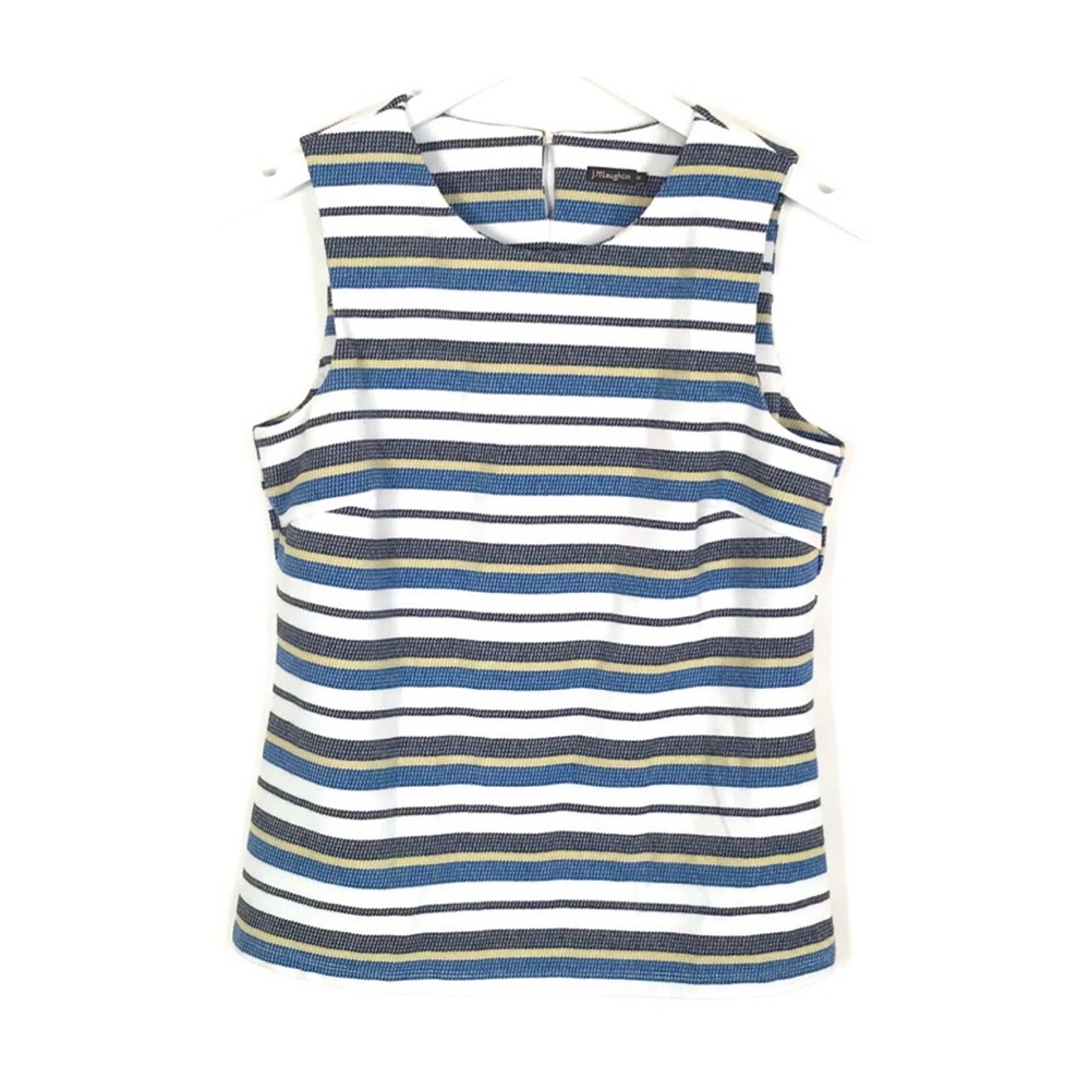 J. McLaughlin Striped Sleeveless Top